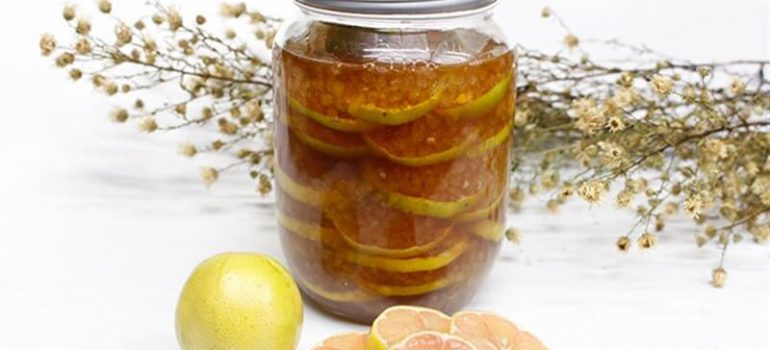 Chanh đào ngâm mật ong: tác dụng và cách làm